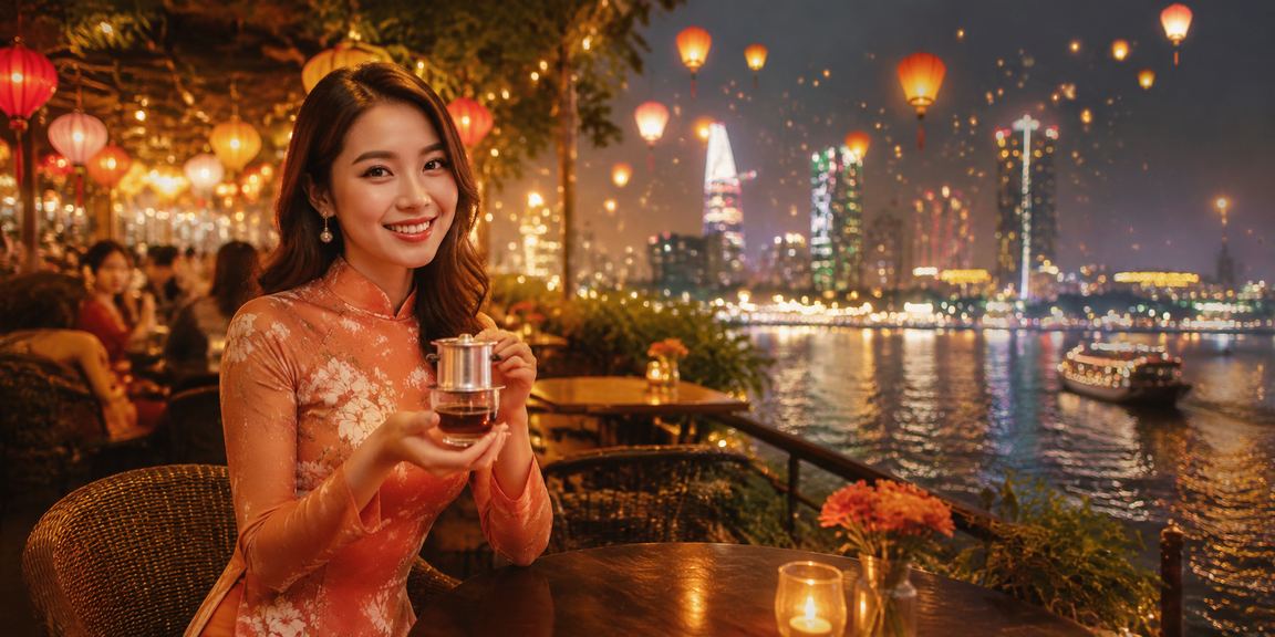 Người chơi thưởng thức cà phê và cá cược casino tại Sài Gòn